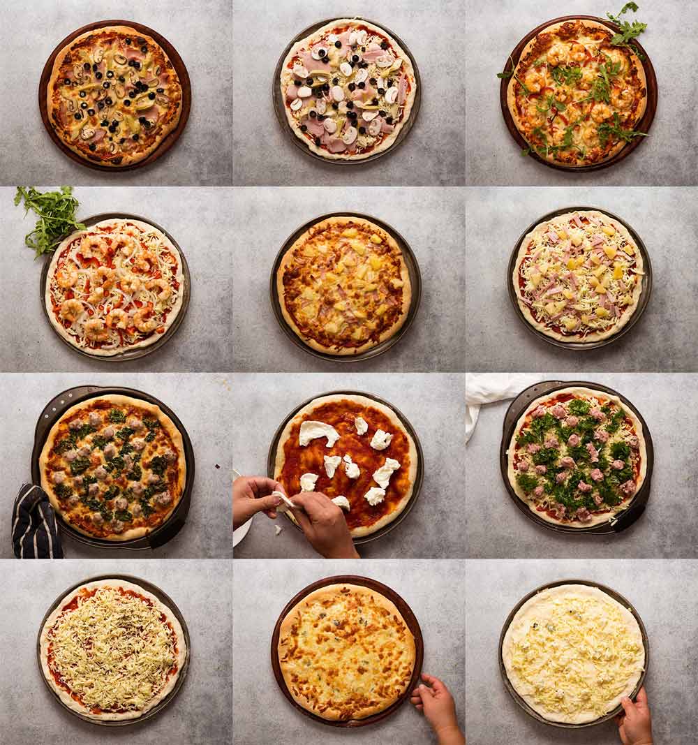 Delicious Gourmet Pizza Toppings